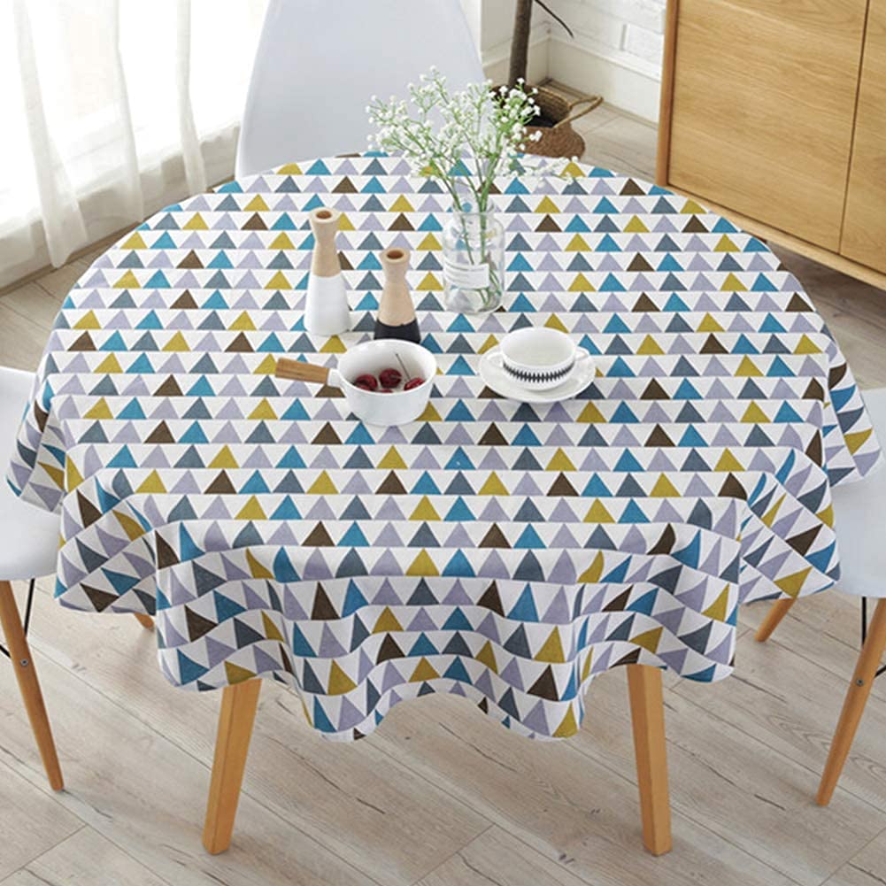 Nappe de restaurant en lin de coton supérieure avec impression de fleurs colorées