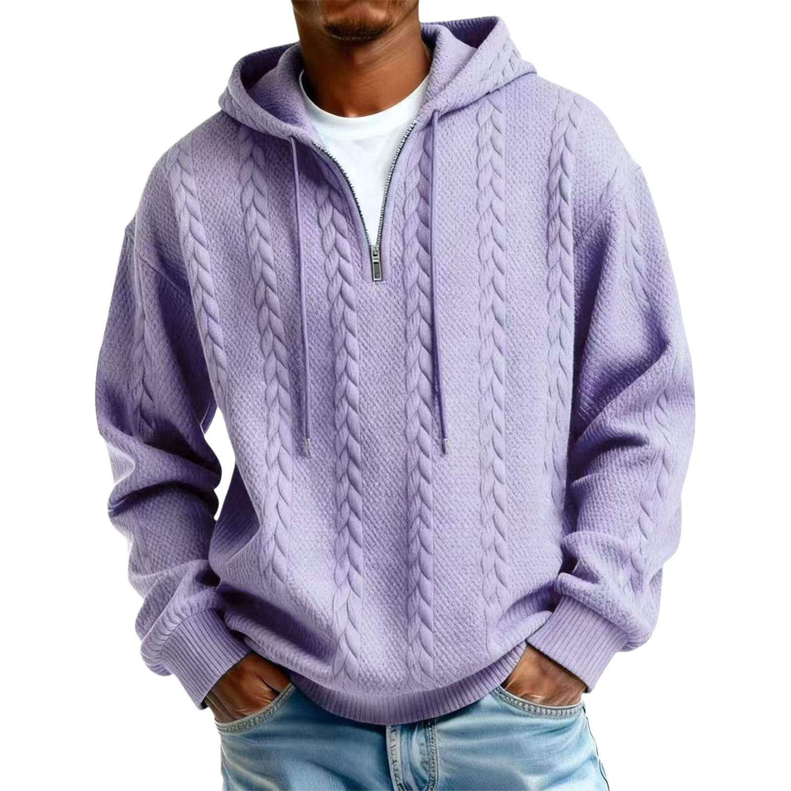 Sudadera con capucha y cremallera para protegerte del frío con estilo casual 7