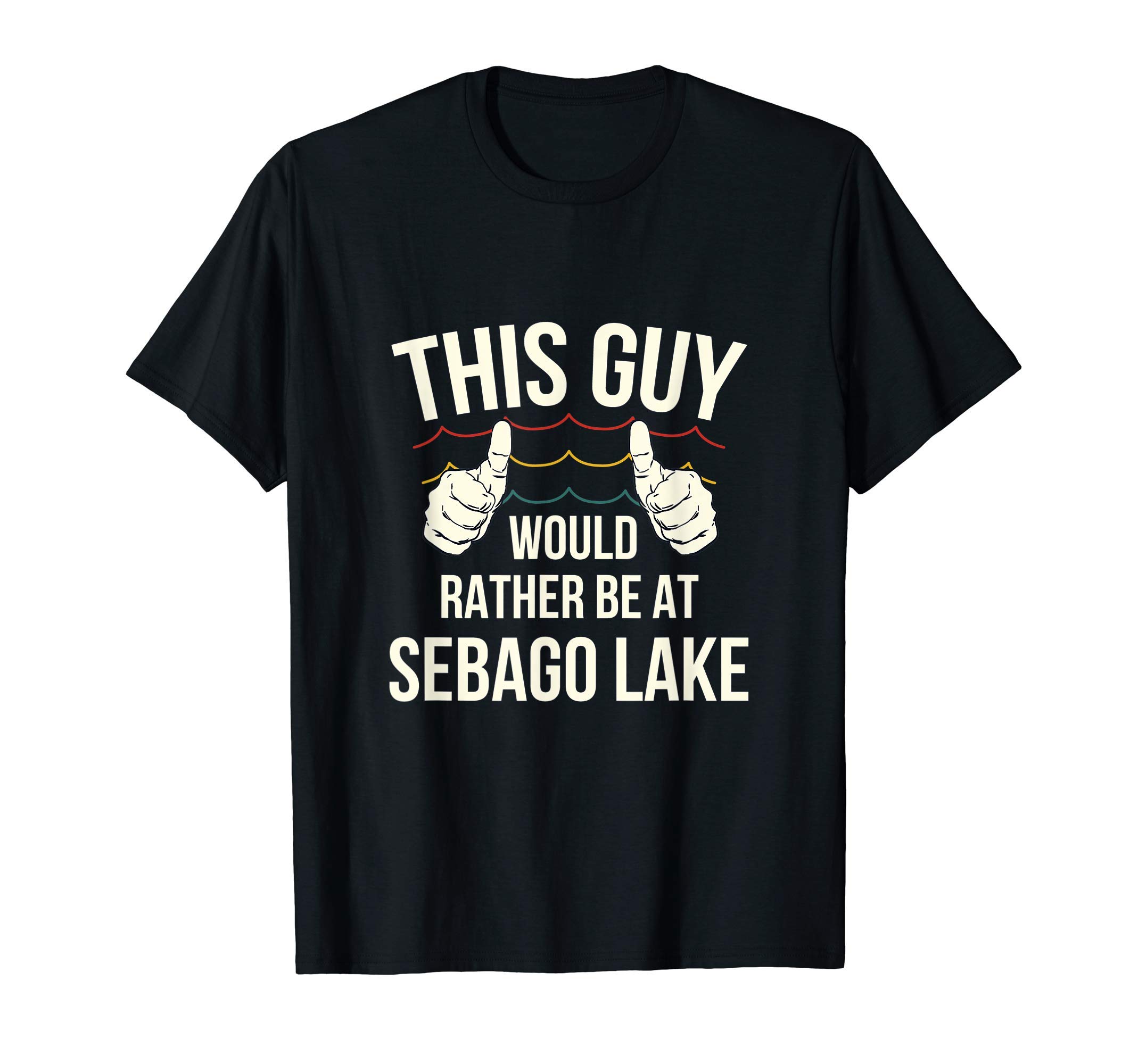 Sebago Lake Basin Camper RetroSebago Lake Lake Life T-Shirt