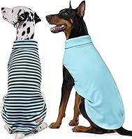 Vista 19 de KYEESE Paquete de 2 Suéteres para Perros Abrigos Cálidos para Mascotas Suéteres Suaves para Perros para Perros Pequeños Machos Ropa Elástica para 2#