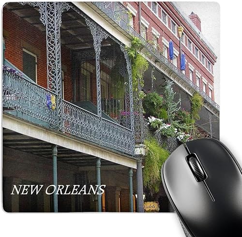 3dRose LLC 8 x 8 x 0.25 inches Mouse Pad, Francés cuarto de New Orleans (MP _ _ _ _ _ _ _ _ _ _ 43748 _ _ _ _ _ _ _ _ _ _ 1)