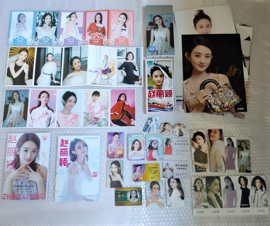 Amazon.co.jp: 中国人気女優 趙麗穎 チャオ リーイン歌詞入りミニ写真