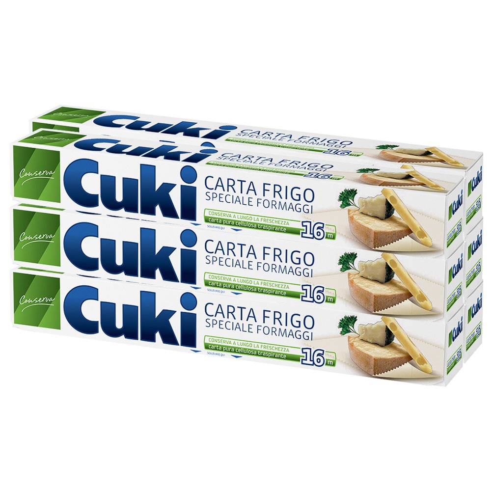Cuki Fridge Paper - 16 Meters - Width 33 cm - 6 Packs (Multipack)