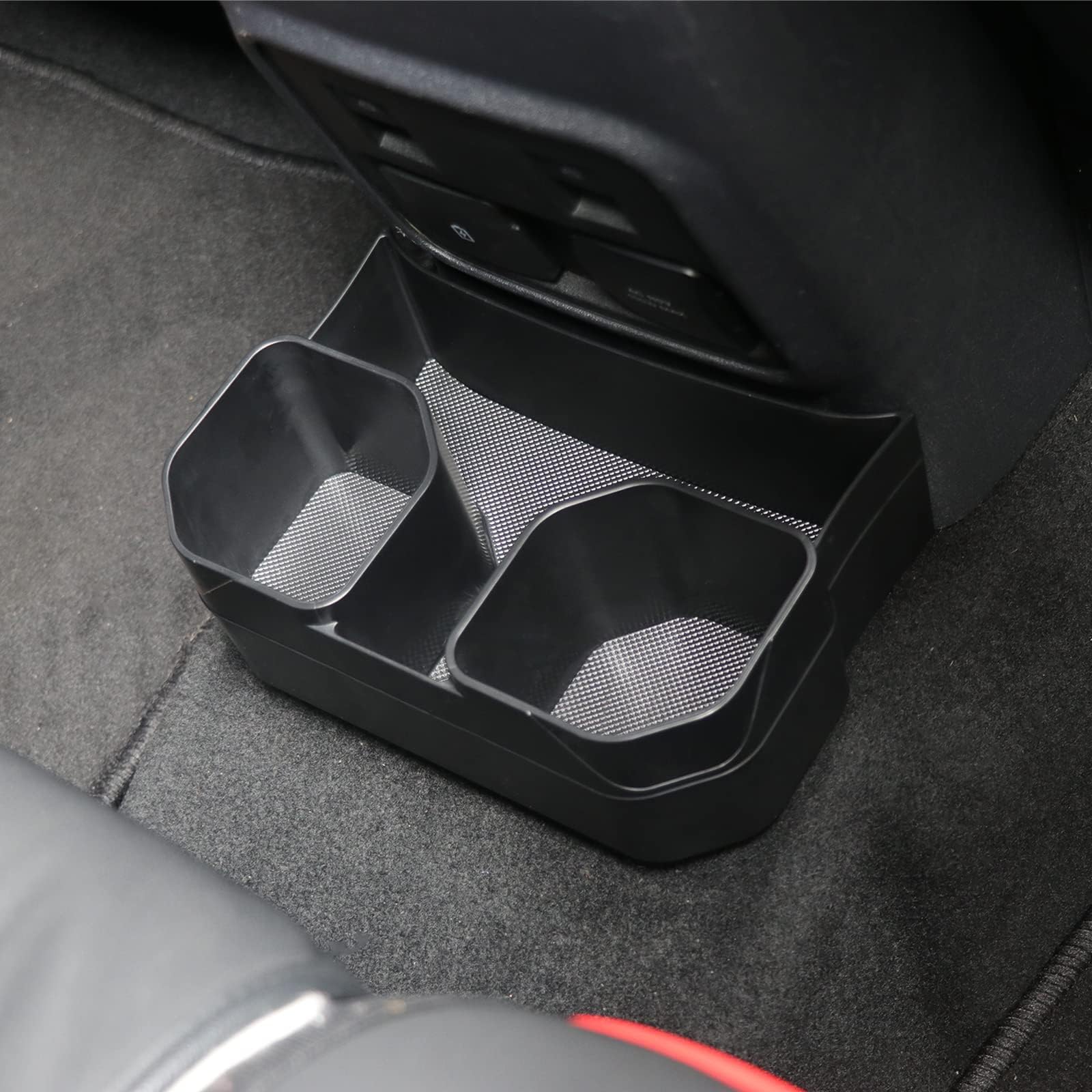 Jimen for Bronco Rear Cup Holder, Back Seat Drink Holder