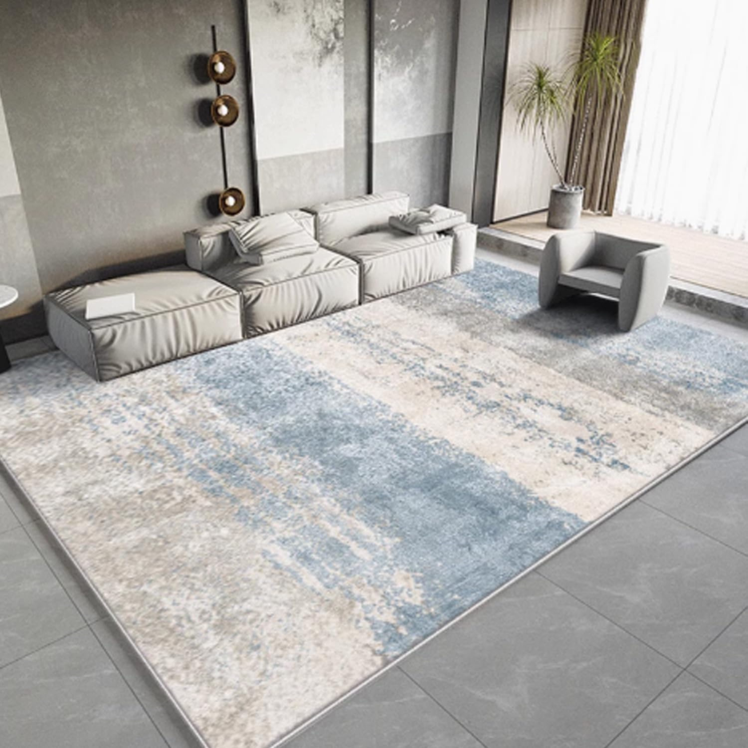 Mobile Floor Heating Pad, Removable & Washable Electric Heating Carpet, Adjustable Temperature Heated Floor Mats, Winter Under Desk Foot Warmer, Heating Mat for Large Rooms,200x290 cm/79*114in