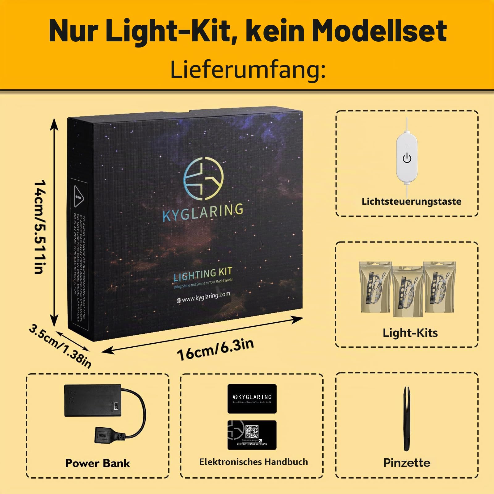 Kyglaring Led Licht Kompatibel mit Lego Art Japanische Kirschblütenlandschaft 31218 Bausteine, LED Beleuchtungszubehör für das Lego Modellset 31218, Touch Version (Nicht Enthalten Modell)