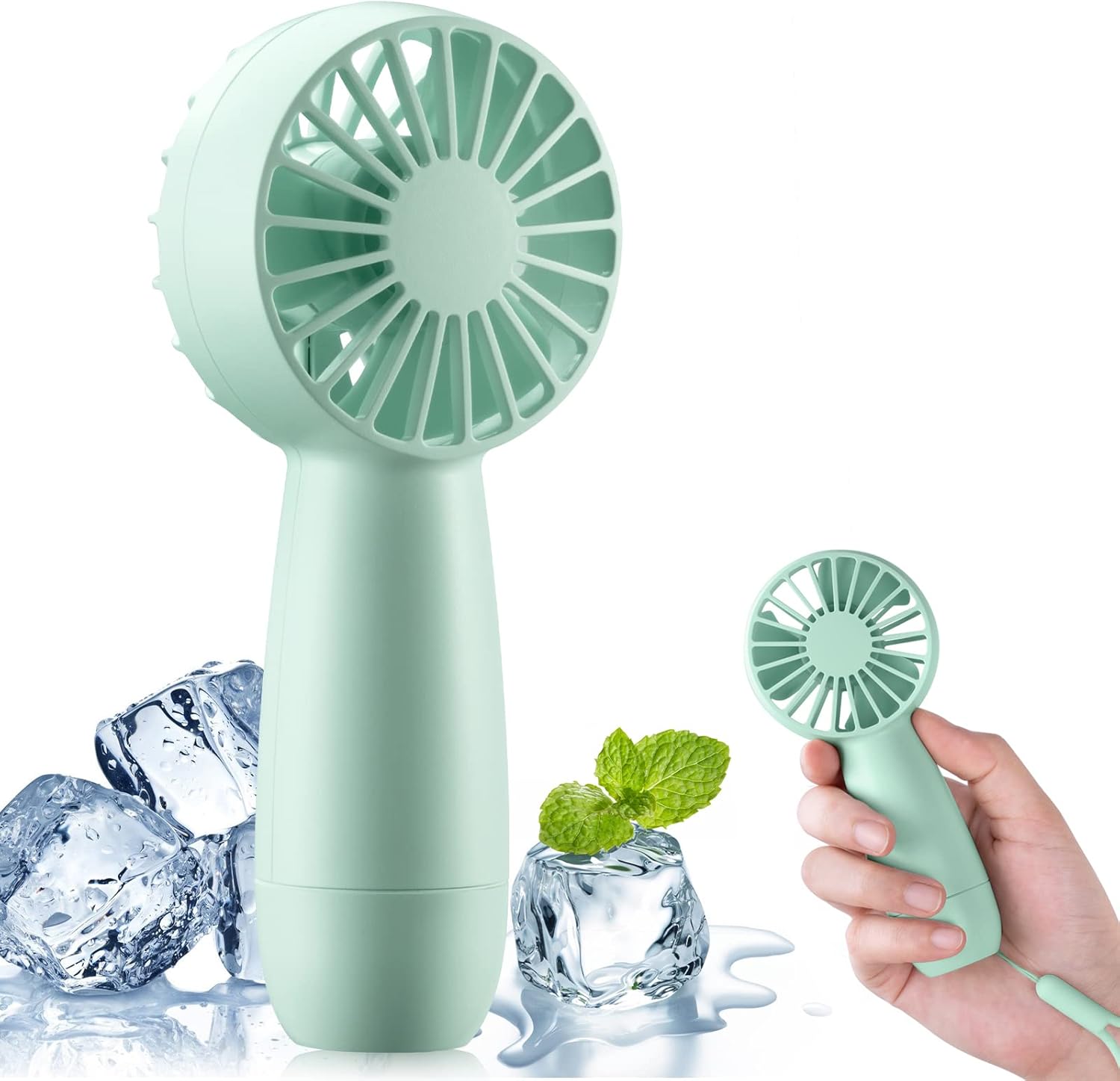 BOSONER Portable Mini Handheld Fan RechargeableHand Held Fans Battery Operated