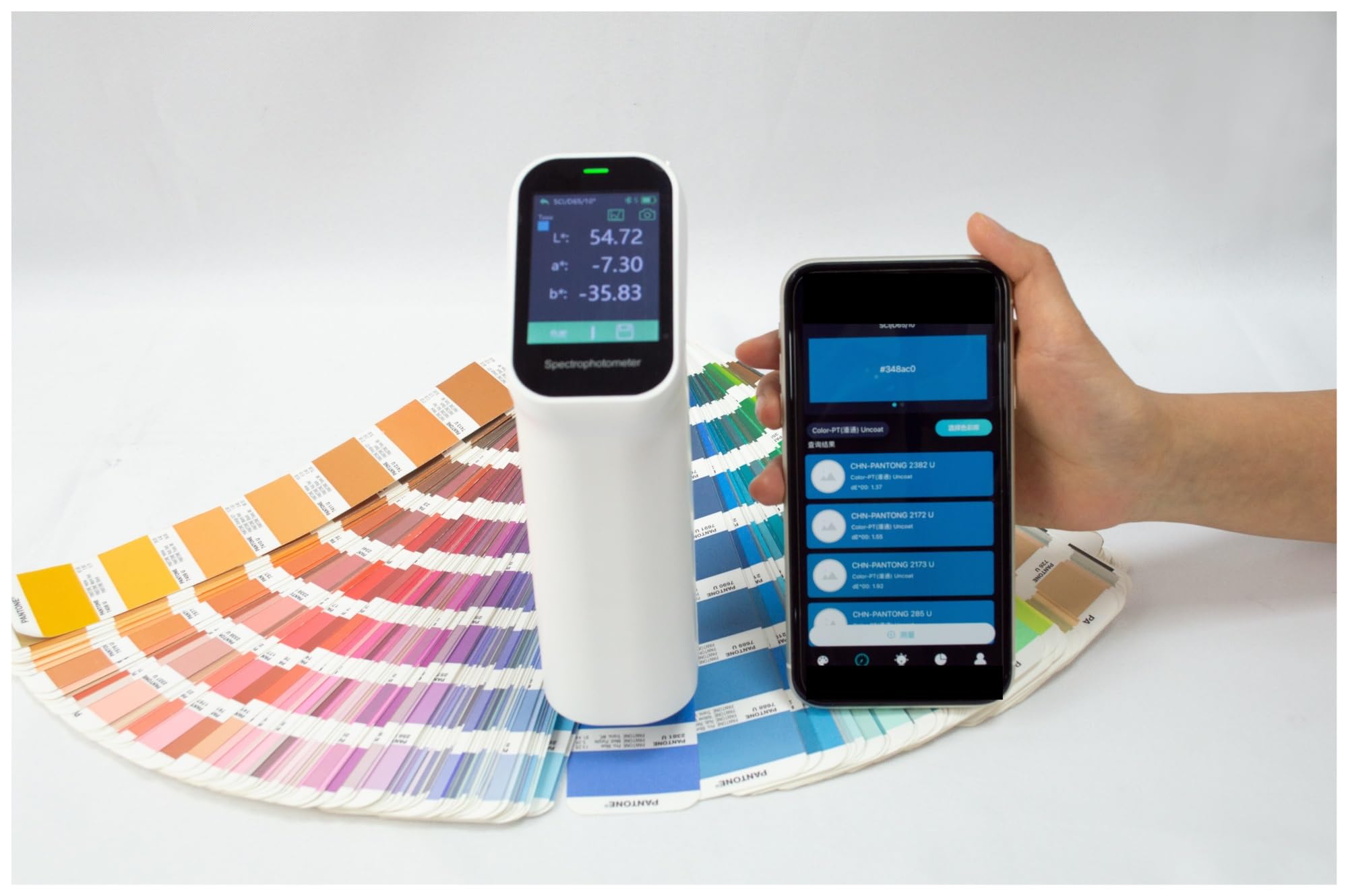 Espectrómetros, DS-400 Color Analysis Instrument With Excellent Repetition Accuracy Portable Spectrophotometer