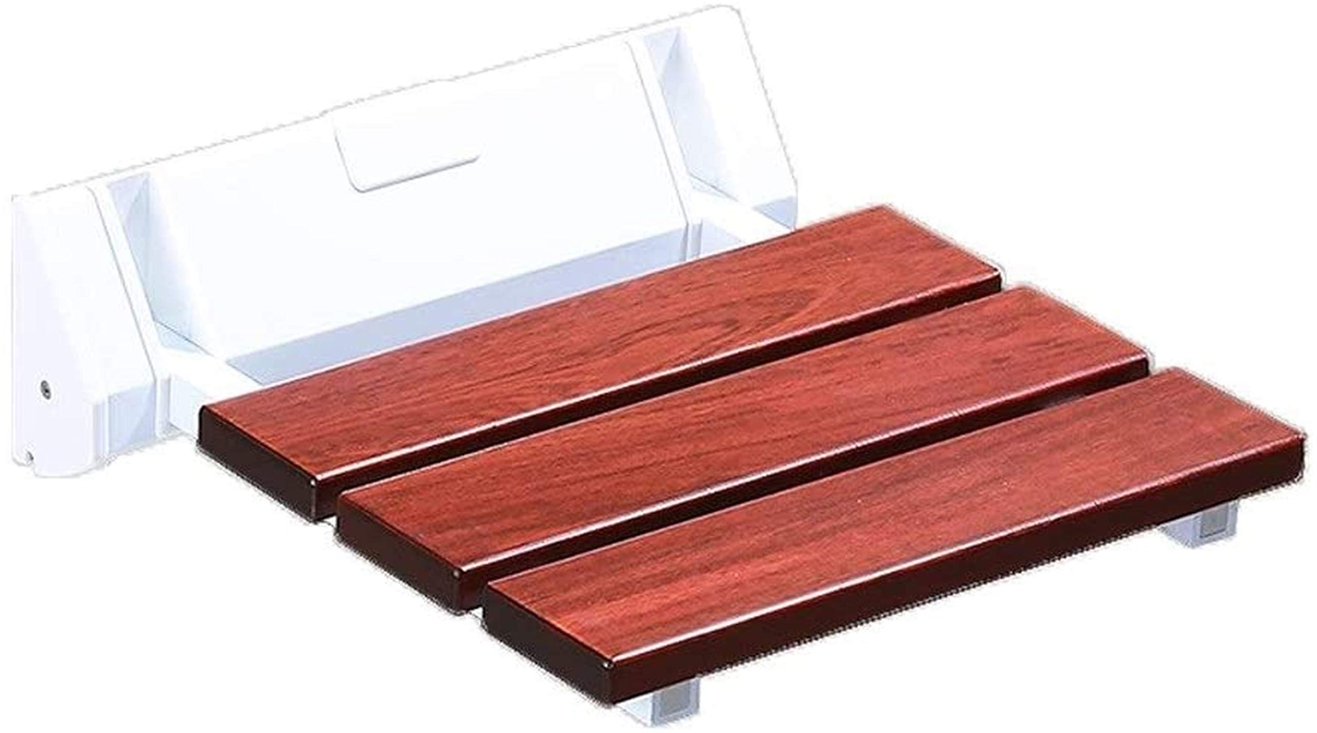 Sedile da Doccia Sgabello da Doccia Sedia da Doccia in Lega Di Alluminio, Sedia da Parete Pieghevole in Legno Massiccio, Panca per Anziani per Cambiare Le Scarpe