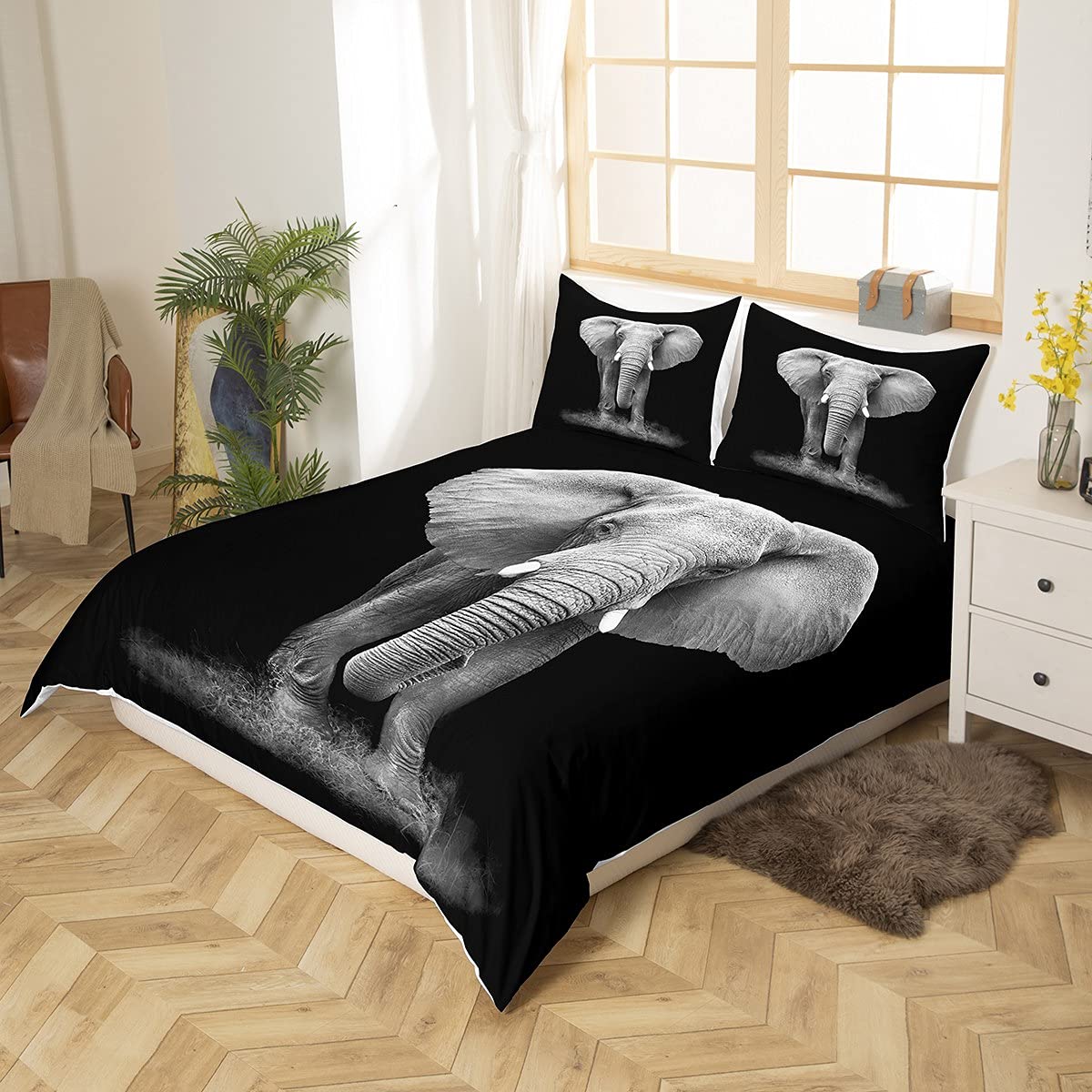 Elephant Duvet Cover Set Double Size - Image 2