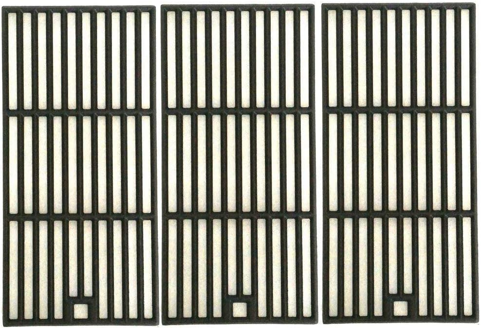 Cast Iron Cooking Grid Replacement for Kenmore 16113, 16115, 16117, CharBroil 463240804, 463240904, 463241704, 463247004, 463250509, 463250510, Gas Grill Models, Set of 3