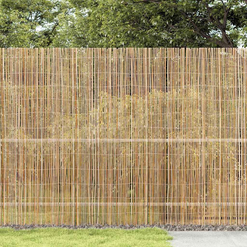 Clôture en Bambou Naturel 500 x 150 cm, Brise-Vue de Jardin en Rouleau, Canisse d'Occultation pour Terrasse et Balcon, Décoration Extérieure Rustique et Durable