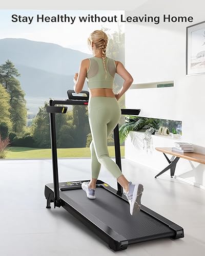Miniatura 5 de Smart Treadmill with 9% Auto Incline, Hiking and Running Walking Pad Treadmills for Home Office, Treadmill with UREVO APP, AI Powered Music Course,