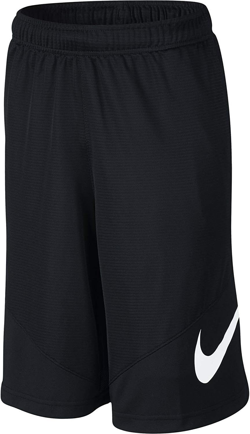 Nike Boy's Ya HBR Short Black/White Size Medium