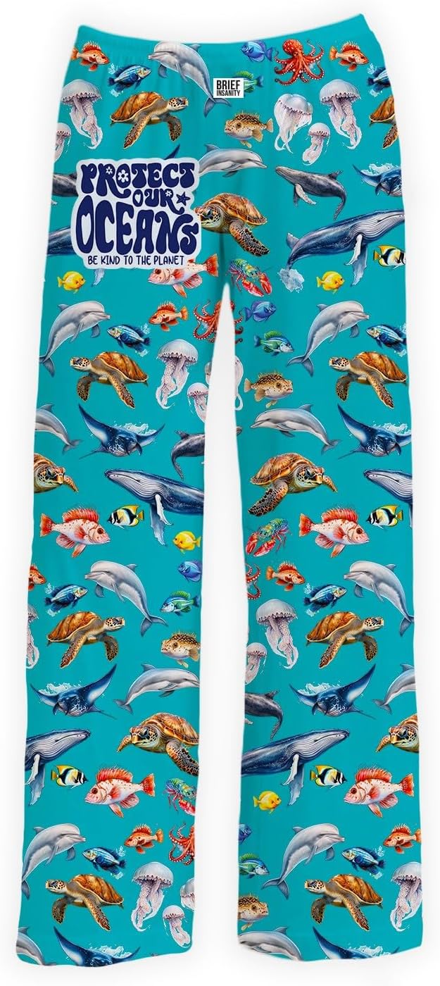 Lounge Pajama Pants for Men and Women | Coastal Beach Bottoms - Comfy, Ultra Soft, Novelty Loungewear Pants (S-XXL) - Image 4