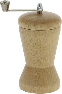 3-7/8-Inch Nutmeg Mill, Beech Wood with Crank, Natural