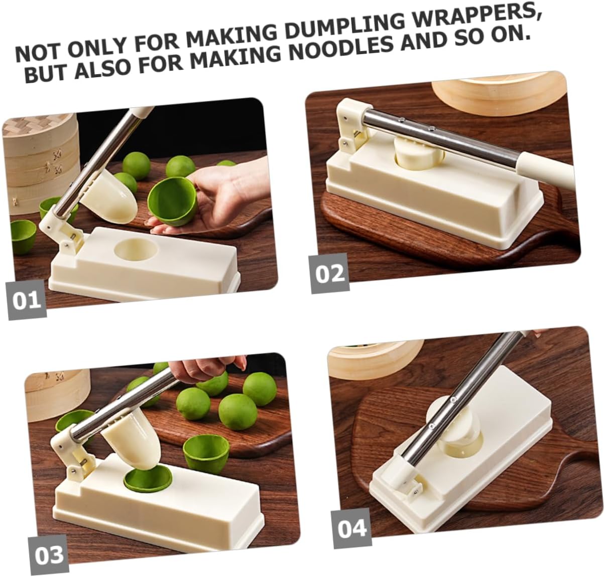 Dumpling Maker Mold for Easy Pierogi and Dumpling Wrappers Versatile Flour Presser Tool for Kitchen Artistic Design for Consistent Shapes Easy to and Maintain