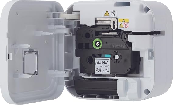 Brother P-touch CUBE Pro PT-P910BT Complete Compact Label and Tape Printer with USB Charging and Bluetooth Connectivity, Full or Partial Cut Automatic Cutter, Up to 36mm