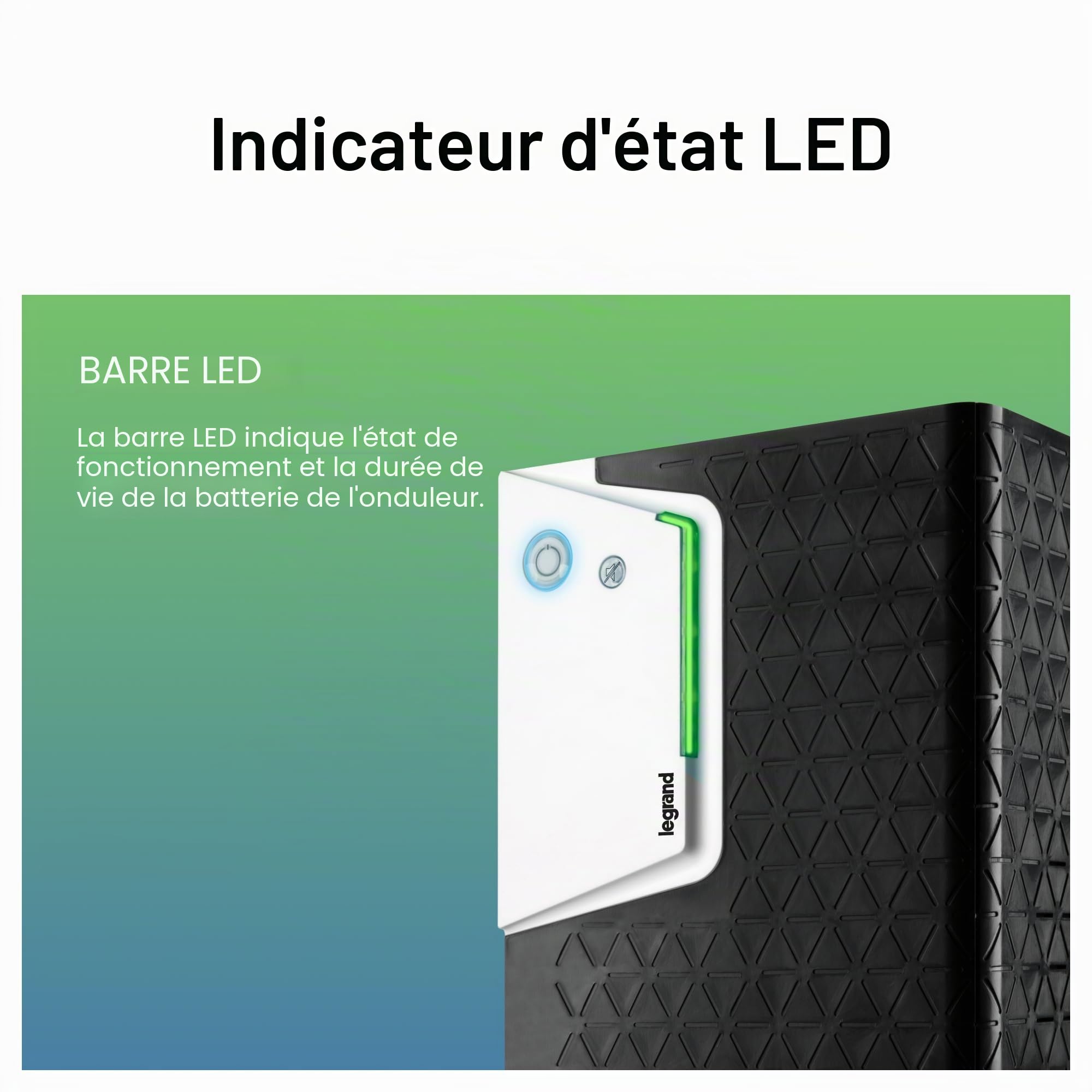 Legrand 310183 Onduleur Tour Keor SP Line Interactive avec 4 Prises Iec, Autonomie 5 à 30 Minutes, 800VA, 480W, Noir/Gris