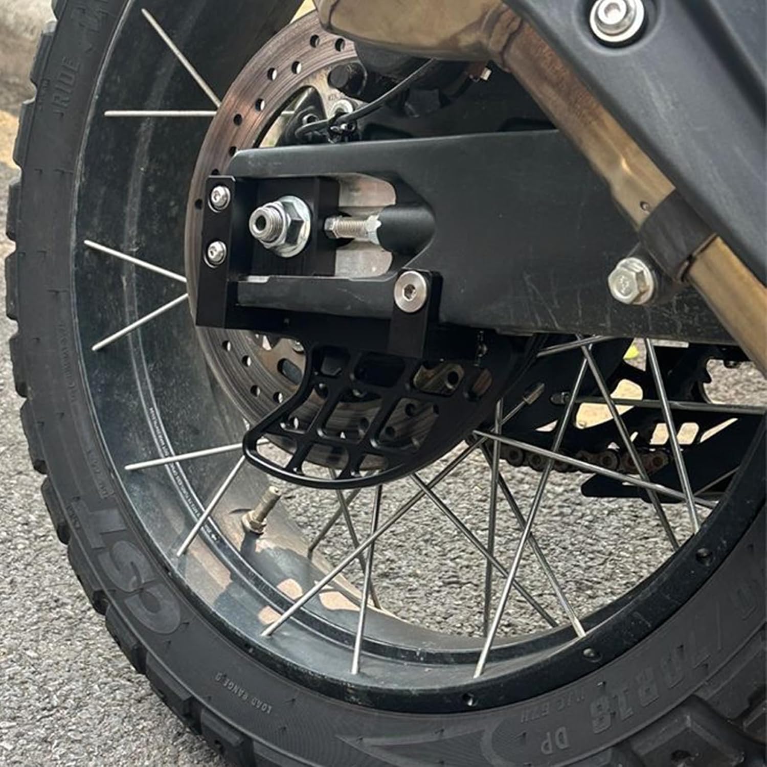 Front and Rear Brake Disc Guard Protector Cover Compatible with CFMOTO Ibex 450 2025,T6 Aluminum Alloy,CNC-machined,Anodization,Black,CFMOTO Ibex 450 Accessories