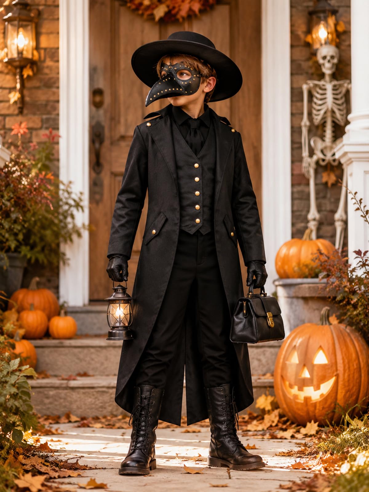 Costumi da giacca per Halloween vintage medievale, costumi per ragazzi, gotico vittoriano redingote, bambini steampunk vittoriano rinascimentale vampiro Cosplay abiti per bambini