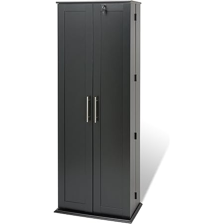 Amazon.com: Prepac Locking Media Storage Cabinet, Black : Home & Kitchen