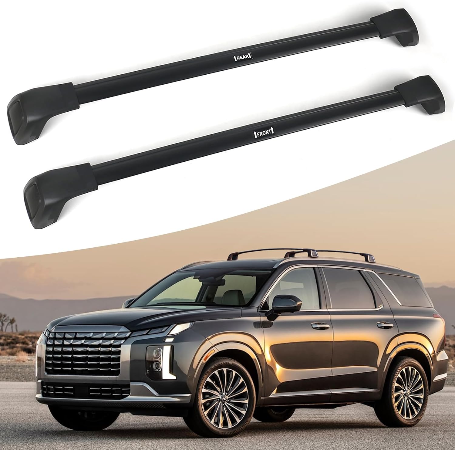 Huray Roof Rack Cross Bars for 2019-2023 Hyundai Palisade SE SEL ...