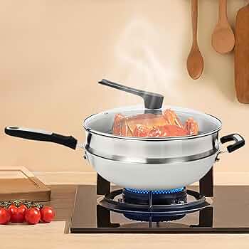 調理器具 GEMKOCH MULTI WOK & STEAMER 32cm 71ZlyFhsFXL._UF350,350_QL80_.jpg