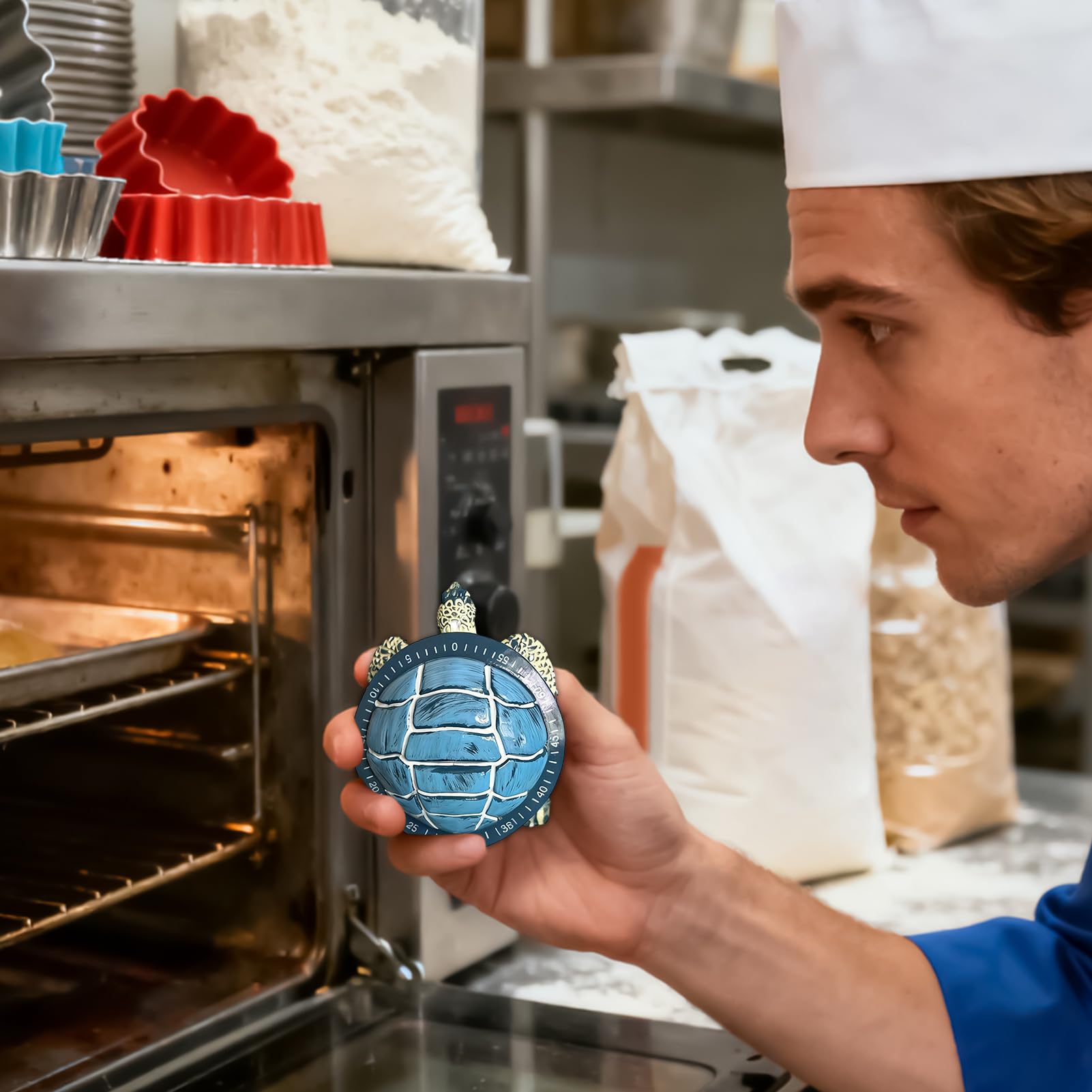 Temporizadores De Cocina Para Cocinar Reloj Mecánico de Cocina con Imanes