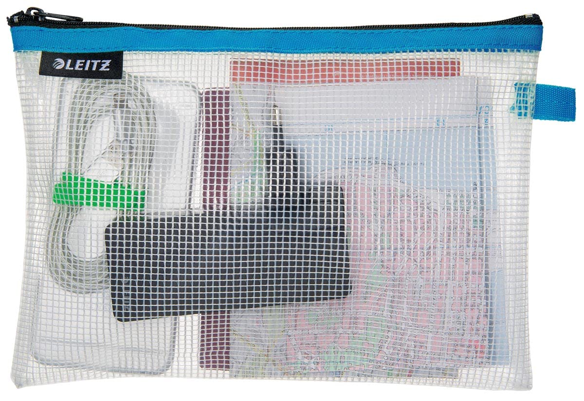 Leitz Busta Da Viaggio Cosmetici Blu 24x17x3 Cm - Impermeabile, Per Bagno E Trasporto - Foto 8