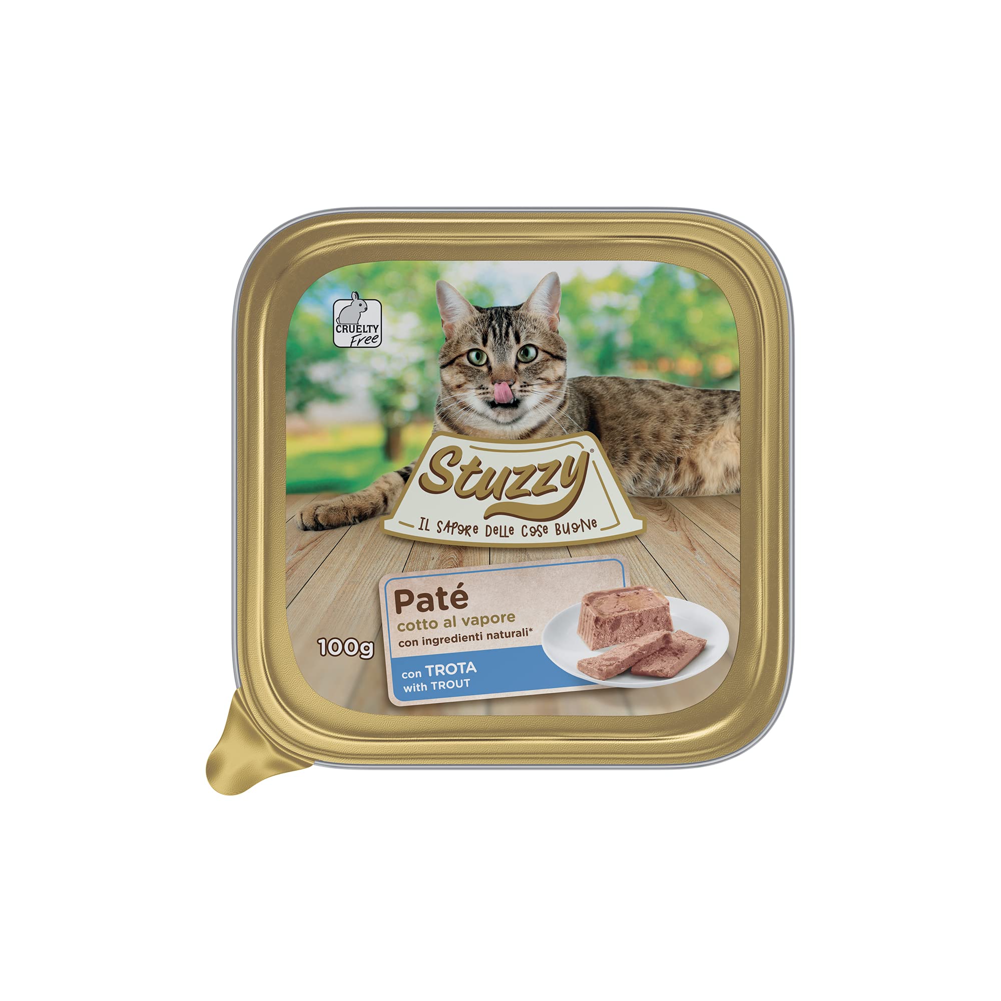 Stuzzy Mister mokra karma dla kotów indyk 3,2kg (32x100g) + Stuzzy Mister mokra karma dla kotów pstrąg 3,2kg (32x100g)