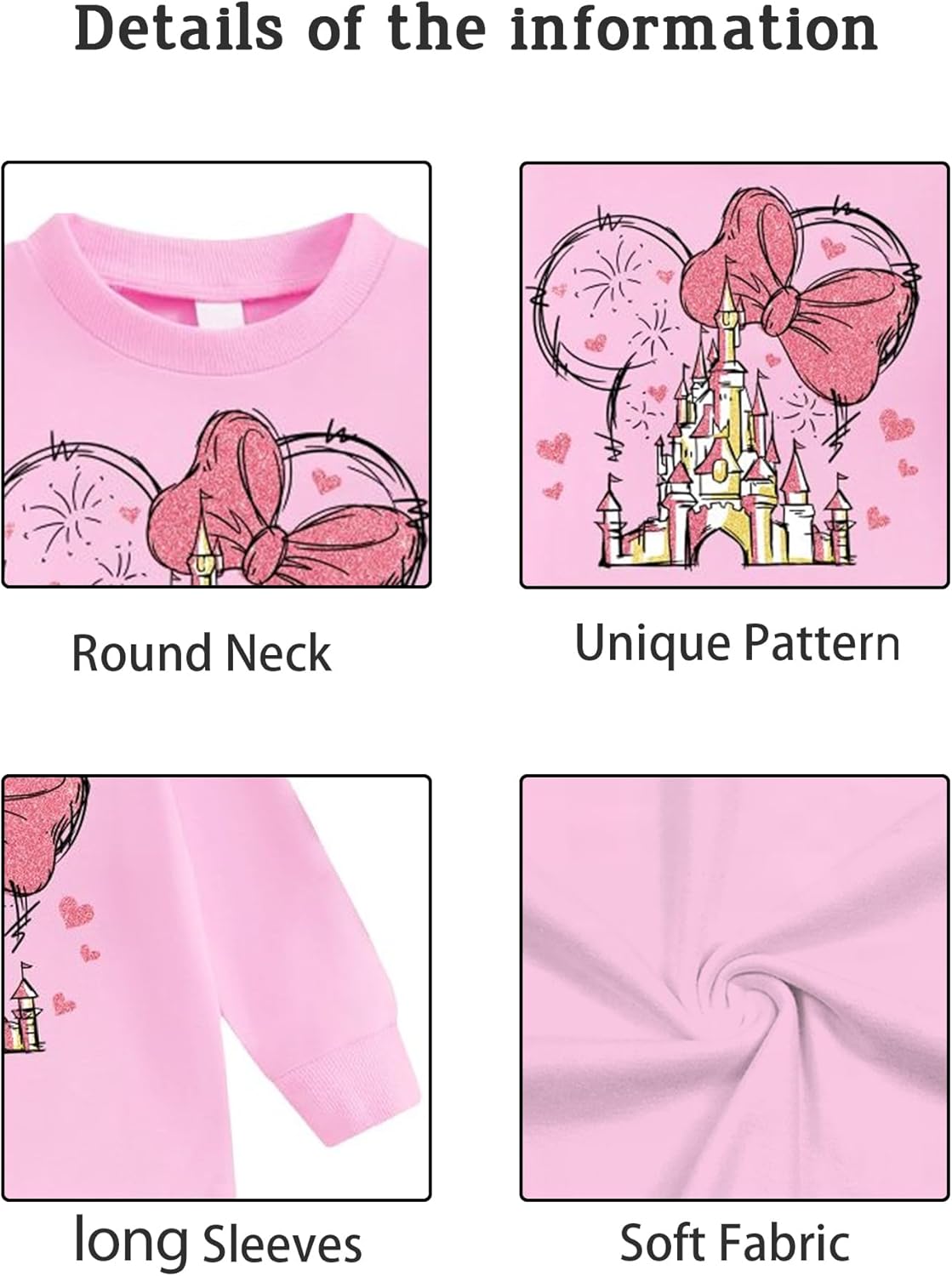 Magical Sweatshirts for Girls Cute Graphic Pullover kids Holiday Vacation Long Sleeve Crewneck Shirt - Image 5