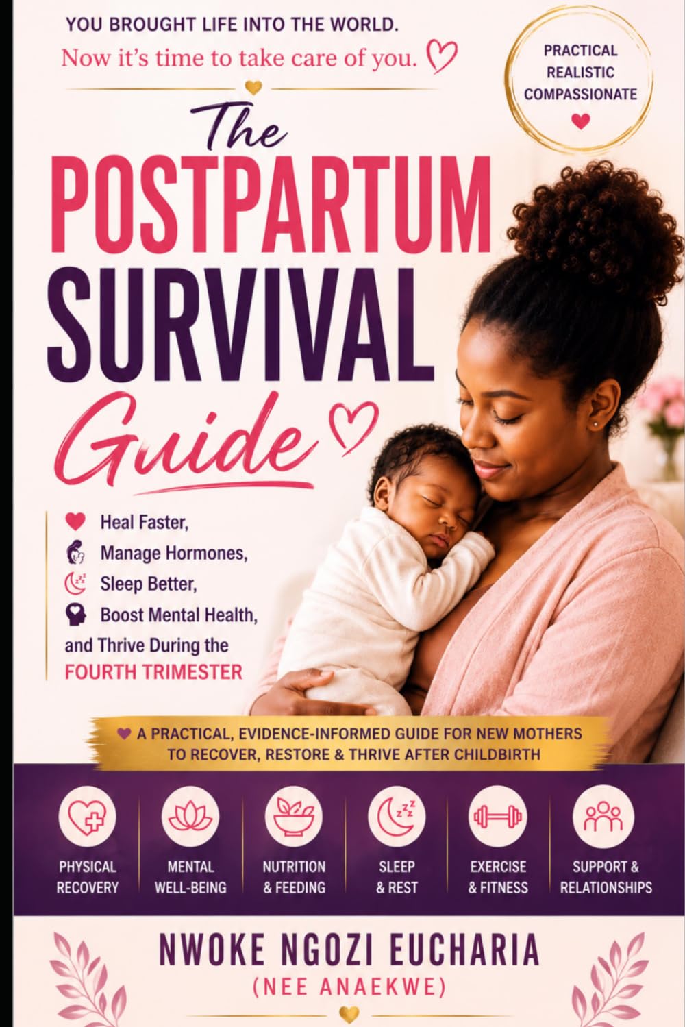 The Postpartum Survival Guide: Heal Faster, Manage Hormones, Sleep Better, Boost Mental Health, and Thrive During the Fourth Trimester.