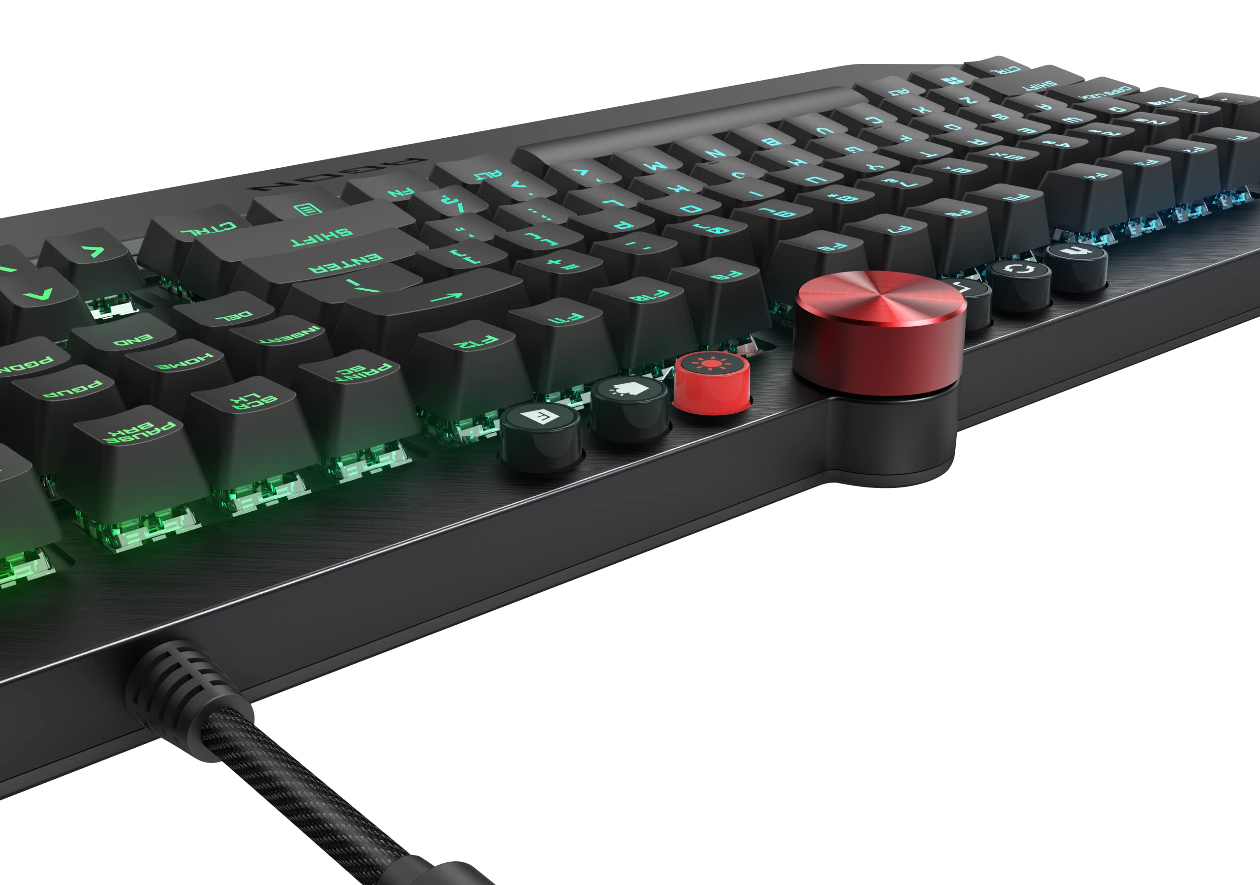 Agon by AOC AGK700 Tastiera da gioco - Layout italiano - Interruttori Cherry MX Red - Anti-Ghosting - Software AOC G-Tools - Rollover N-Key