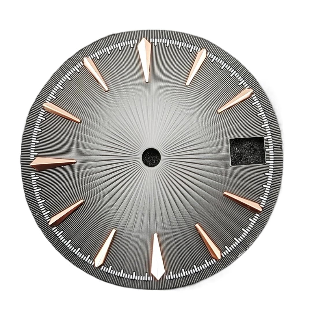 SROUPSUTKK 29mm Watch Dial NH35 Calendar with Accessories for NH36 Movement