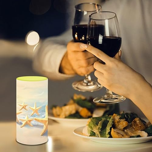 Vista 130 de Velas LED sin llama personalizadas que funcionan con pilas con temporizador remoto que cambia de color, personaliza fotos y texto, hazlo tú mismo tu