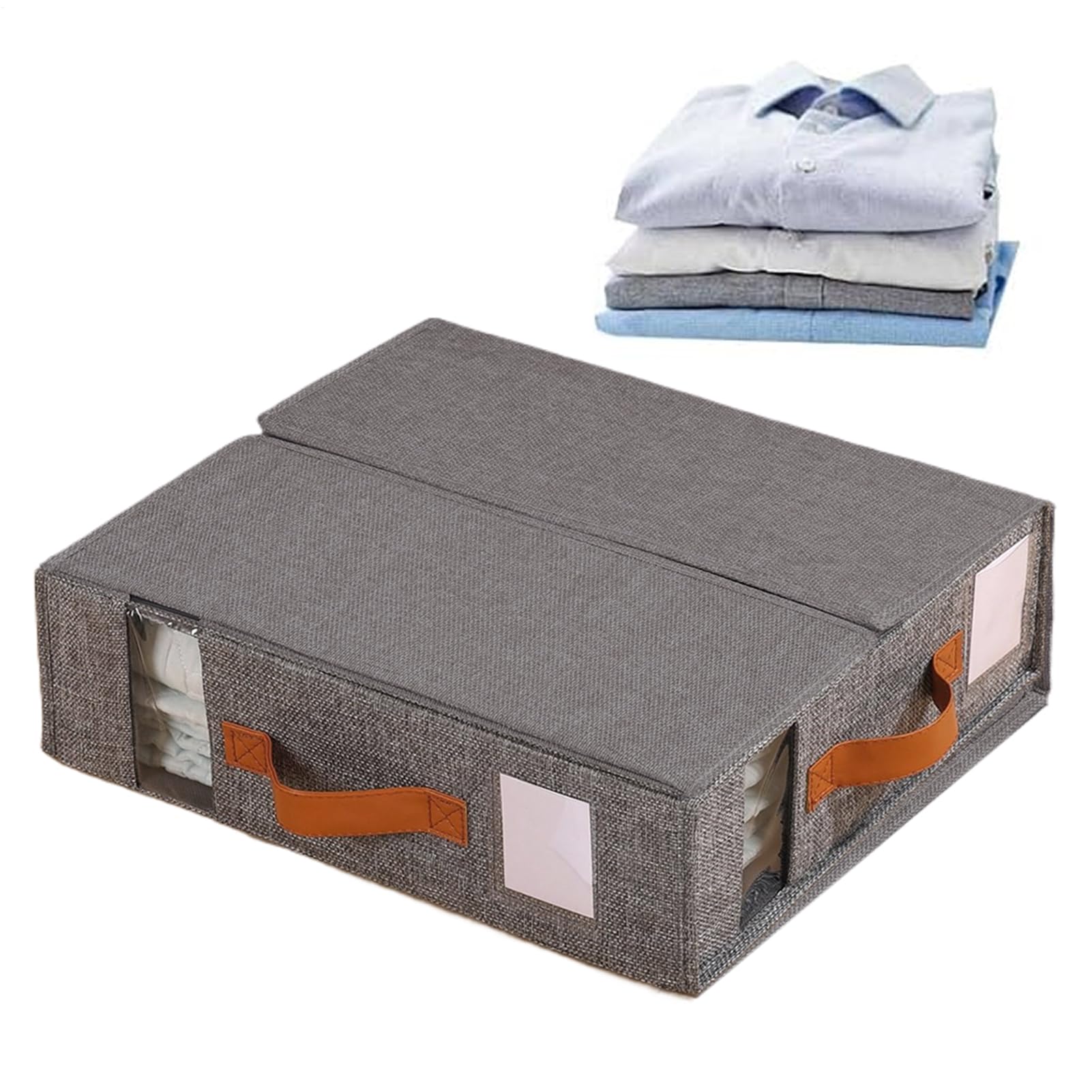 Boîte de rangement pour draps pliable et sacs anti-poussière