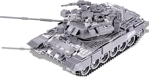 Piececool Rompecabezas 3D de metal para adultos o adolescentes, tanque militar T-90A DIY modelo de metal 3D, kits de proyectos de construcción de