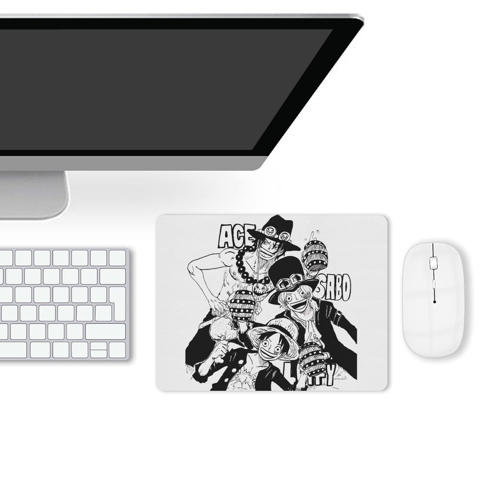 Amazon.co.jp: マウスパッド ワンピース ONE PIECE エース ゲーミング
