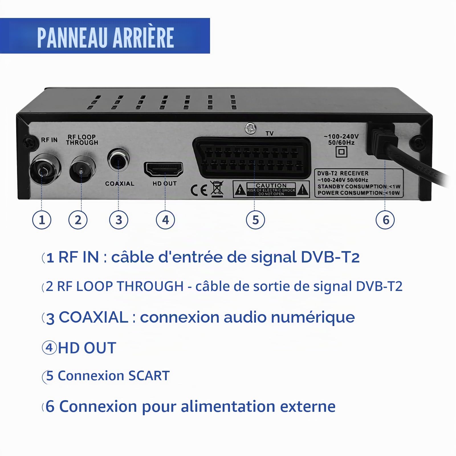 Décodeur TNT HD Star Box