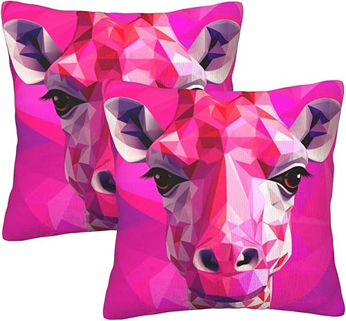 Miniatura 23 de Pack of 2 Short Plush Throw Pillow Covers 18 X 18 Inch, Retro 70S Orange Yellow Pillow Cover Durable Pillowcases, Square Throw Pillow Covers Couch