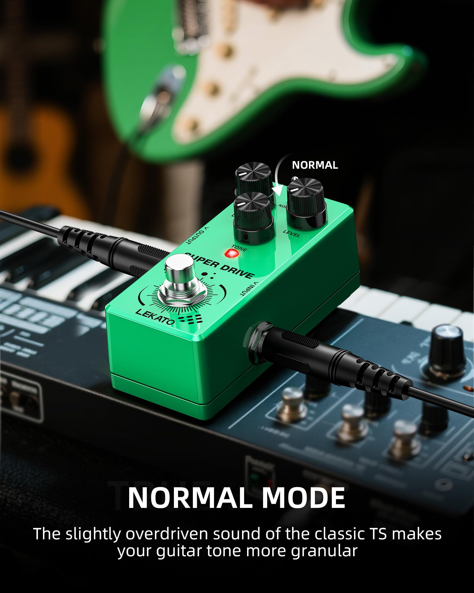 Amazon.com: LEKATO Overdrive Guitar Pedal, Overdrive Pedal for