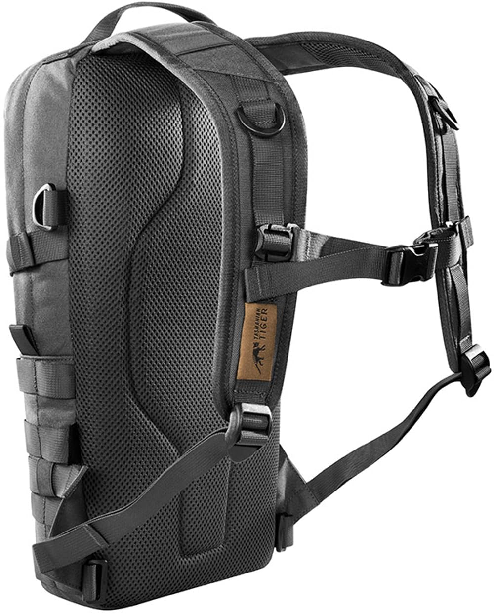Tasmanian Tiger TT Essential Pack MKII Molle-System 9L Wander-Rucksack Daypack Outdoor-Rucksack, Titan Grey