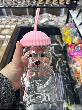 Bearista Pipetli Bardak/Tumbler (Cam)