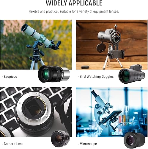 Miniatura 15 de NEEWER Llave inglesa de lente de acero inoxidable, herramienta profesional curvada de doble cara puntiaguda/plana de extracción de lentes con cuatro