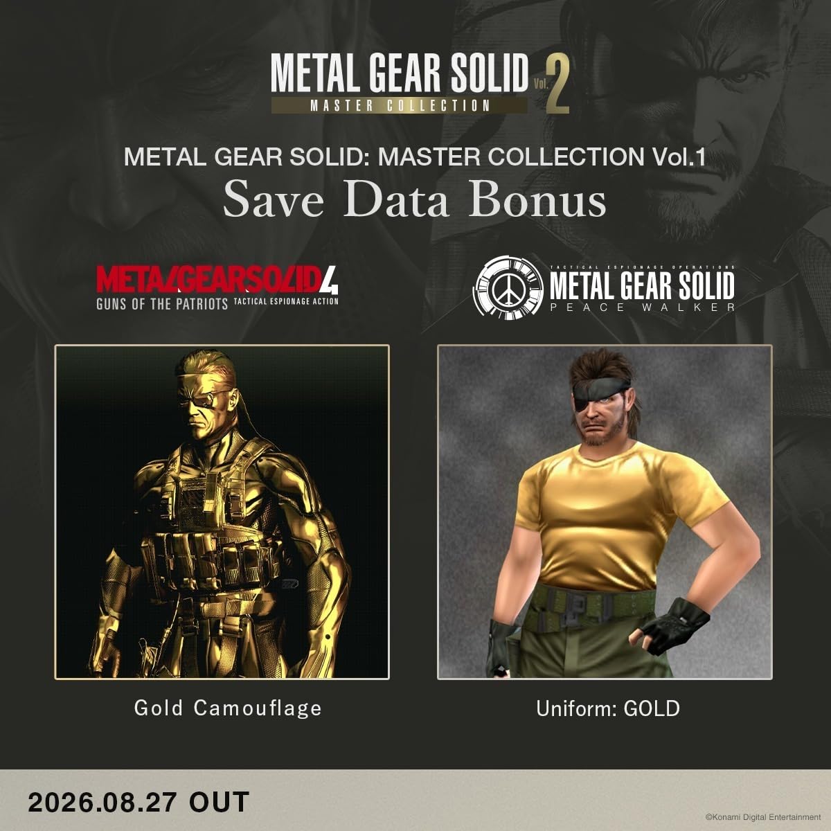 Metal Gear Solid Master Collection 2 Day1 Edition (PS5) - MGS4, Peace Walker HD, Ghost Babel, zaktualizowane elementy sterujące, Extrain