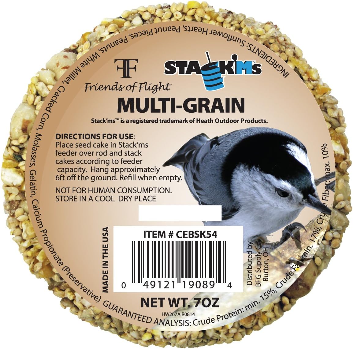 Heath Mfg.Stack'Ms SC-54 Seed Cake, 7 oz