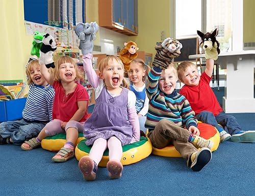 Miniatura 5 de RIY Marioneta de mano - Animales del bosque amigos títeres educativos mono