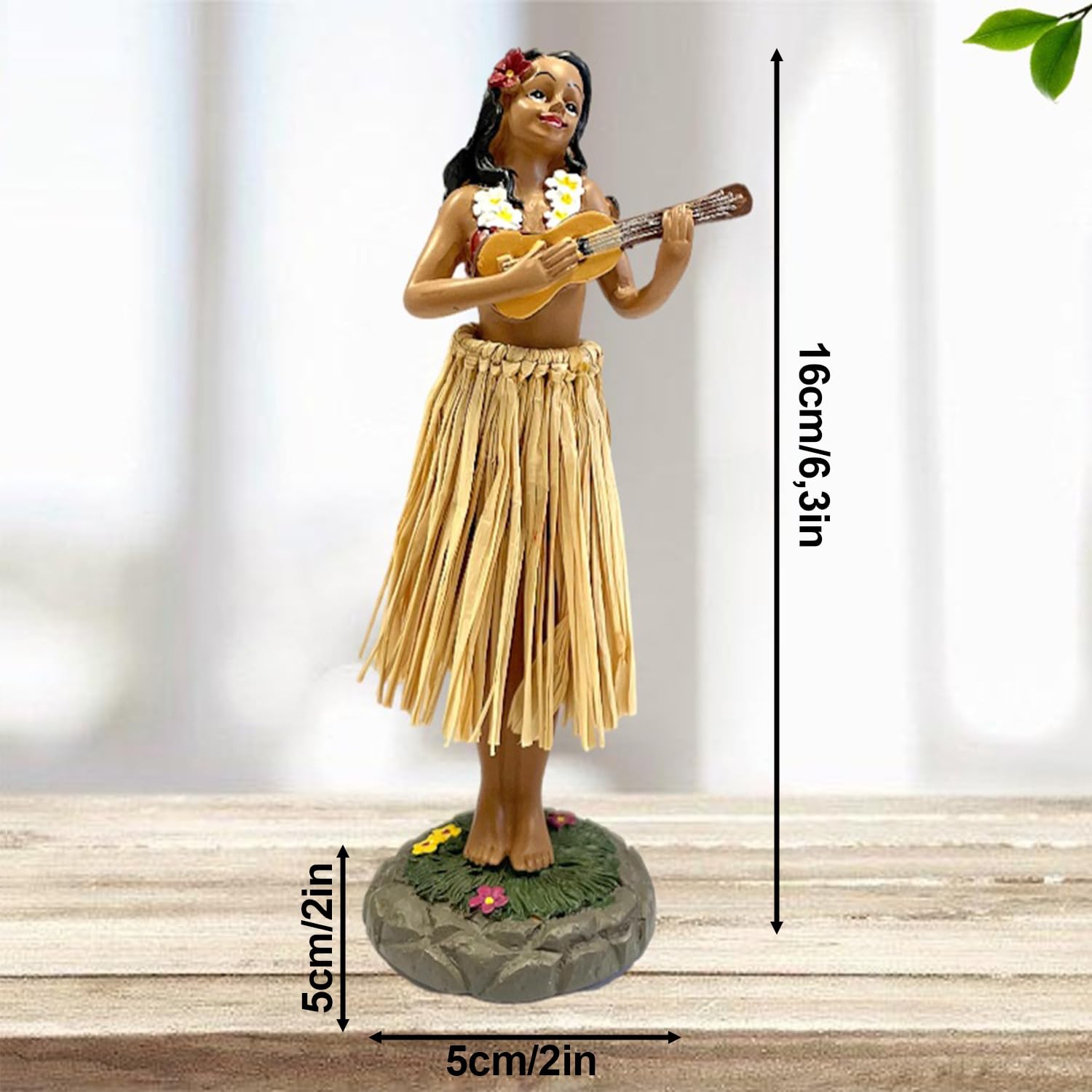 Hawaii Dashboard Hula Doll Bambola da Cruscotto Hawaiana Ornamento per Auto