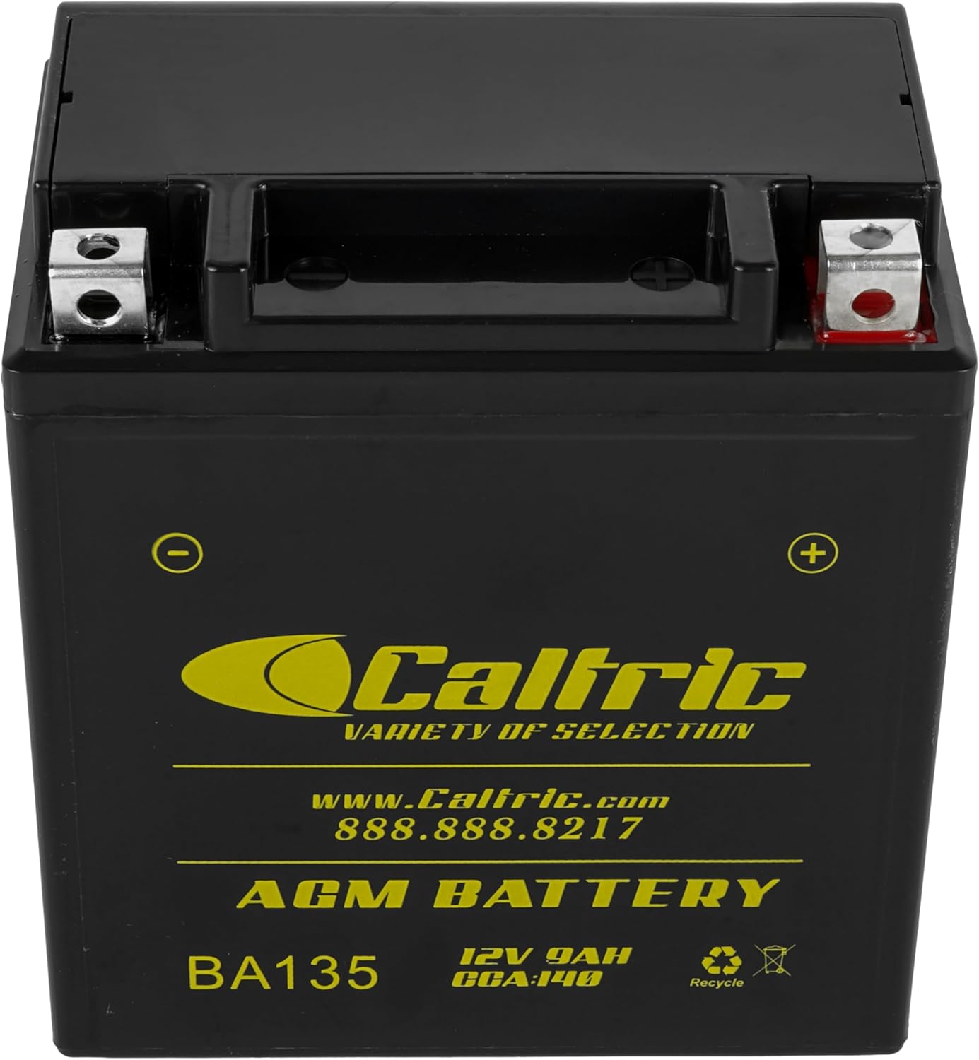 Caltric Agm Battery Compatible with Kawasaki Bayou 185 Klf185A 1985 1986 1987 1988